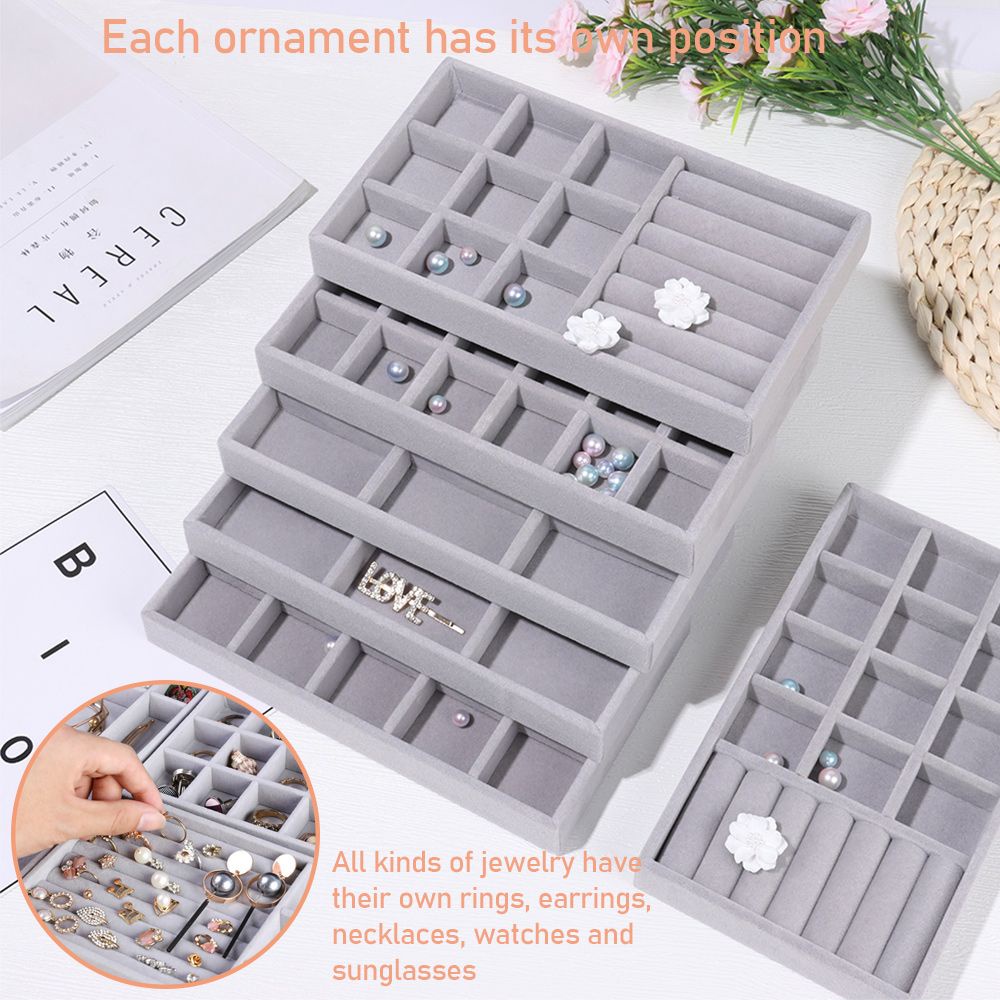 Khay Đựng Trang Sức Thời Trang Có Nắp Xoay Được Nhiều Màu Sắc