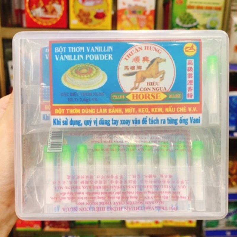 Vani Bột Con Ngựa - 1 vỉ 10 ống