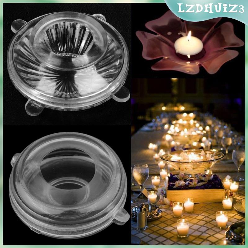 Set 2 Khuôn Nhựa Trong Suốt Nổi Làm Nến Xà Phòng DIY lzdhuiz3