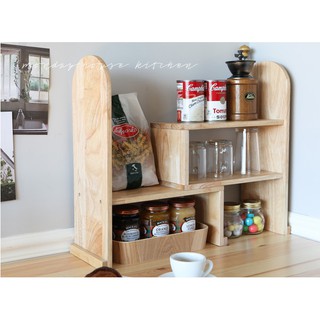 KỆ GỖ ĐỂ GIA VỊ DÀNH CHO NHÀ BẾP - CUP SHELF - ROKY STORE - NỘI THẤT NHÀ BẾP