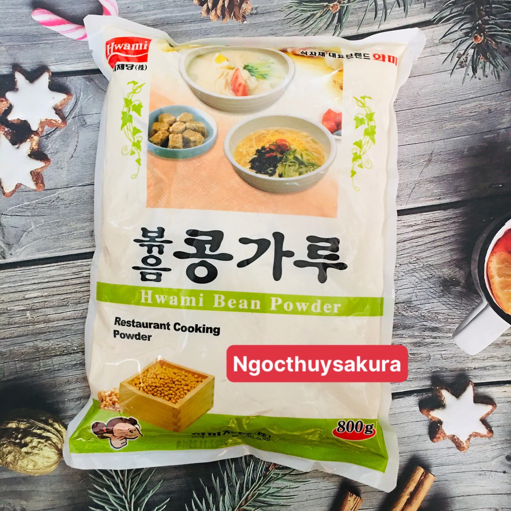 Bột đậu nành rang Hwami Bean Powder 화미 볶음콩가루 100g