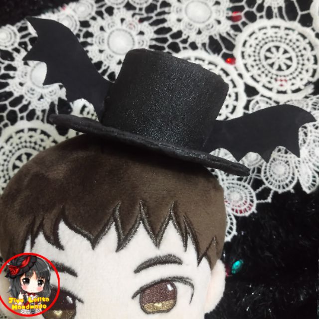 Outfit doll 20cm - mũ cánh dơi