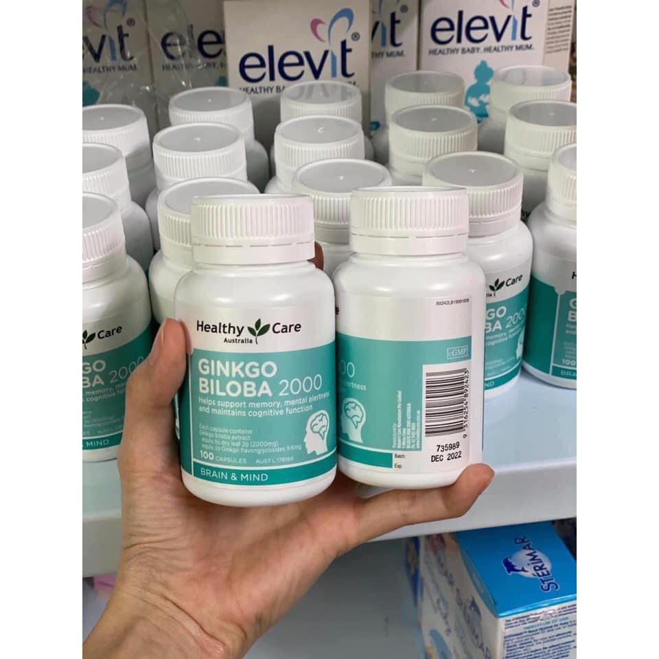 Viên uống bổ não ginko biloba 2000 mẫu mới | Thế Giới Skin Care