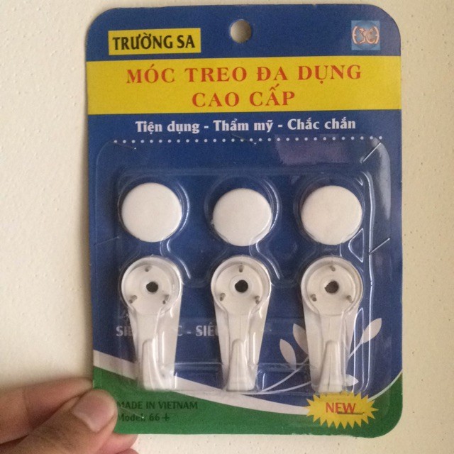 Bộ 3 Móc Treo Đa Dụng Đóng Đinh Cao Cấp