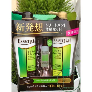 Dầu gội xả Kao Essential