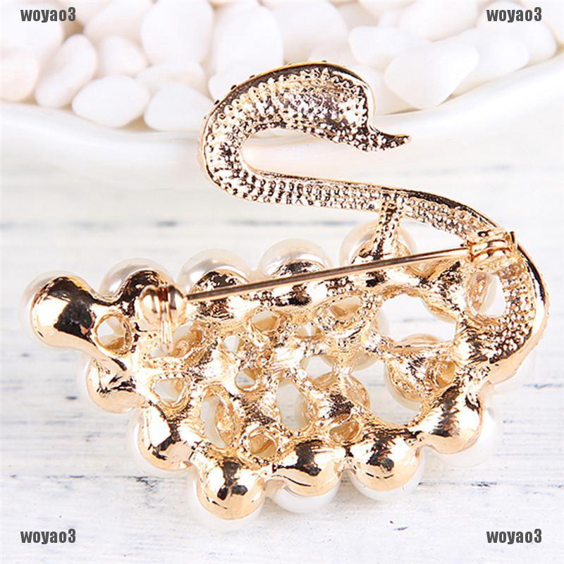 Ghim Cài Áo Hình Thiên Nga Đáng Yêu