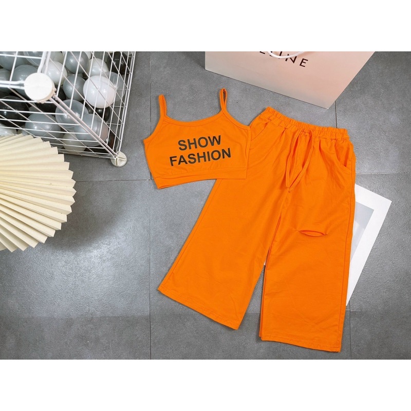 Set show fashion ống suông cho bé gái 12-24kg