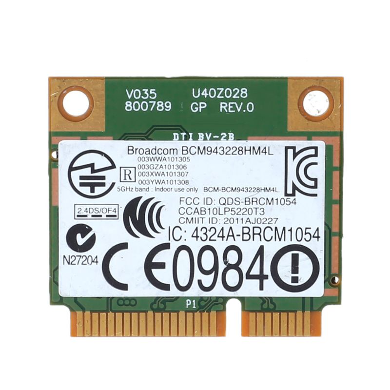 Thẻ Mạng Wifi Không Dây GODD BCM4322 802 11 DW1530 Cho E6420 E5510