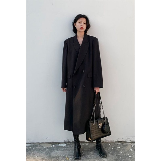Áo Khoác Dạ Dáng Dài Nữ Phong Cách Hàn Quốc ❤️