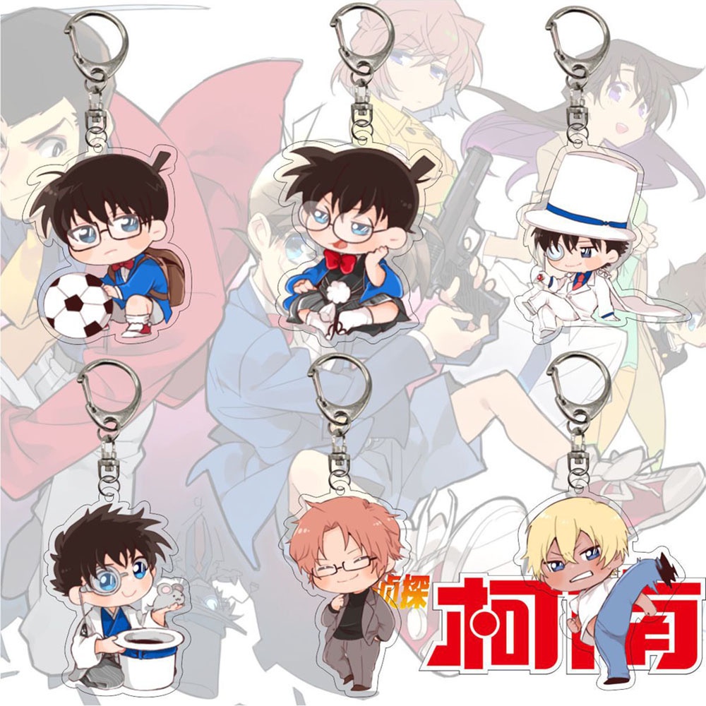 Móc khóa hình thám tử conan bằng acrylic