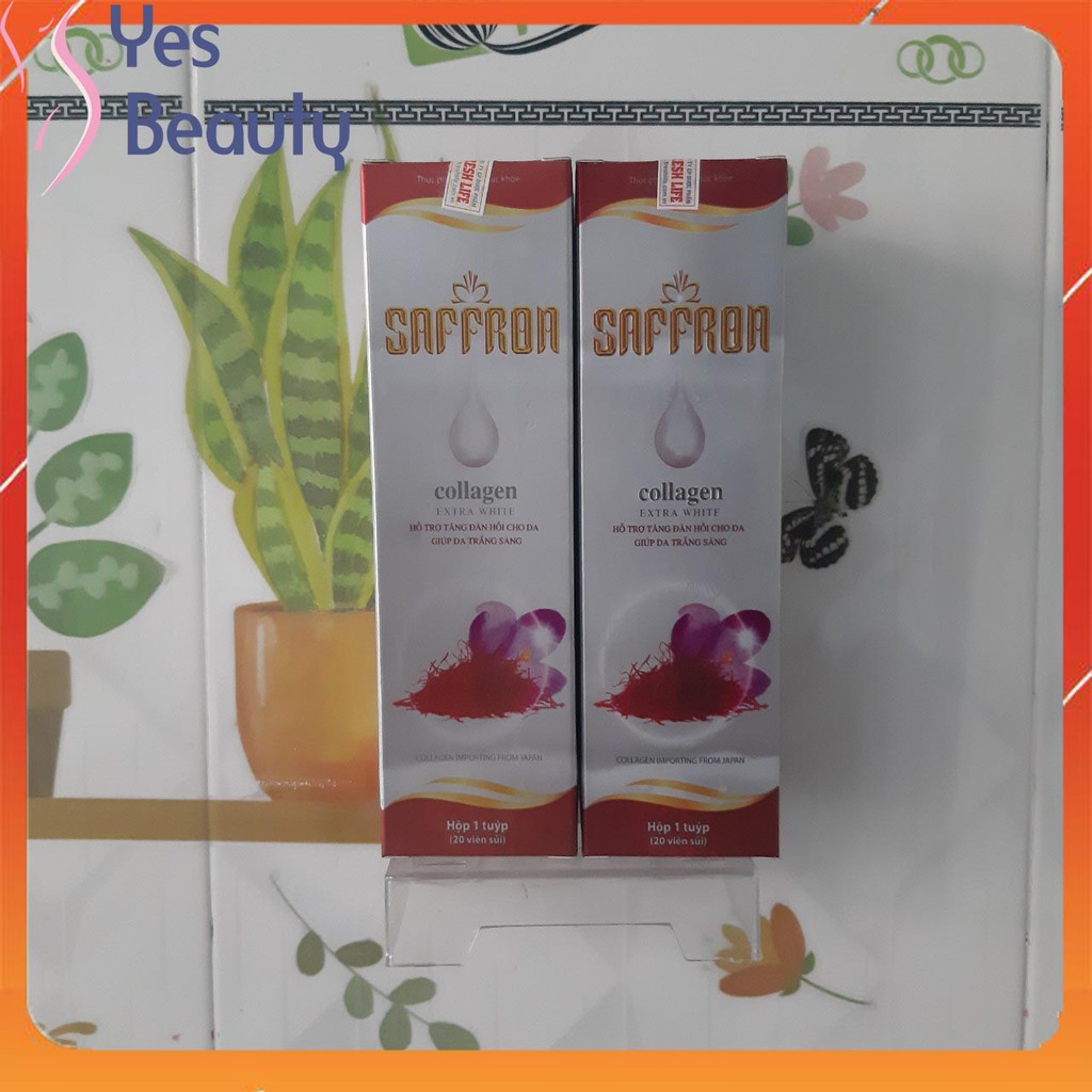 Viên Trắng Da Saffron Collagen Extra - Viên Sủi Cao Cấp Công Nghệ Nhật Bản - Chính Hãng Hộp 20 Viên | BigBuy360 - bigbuy360.vn