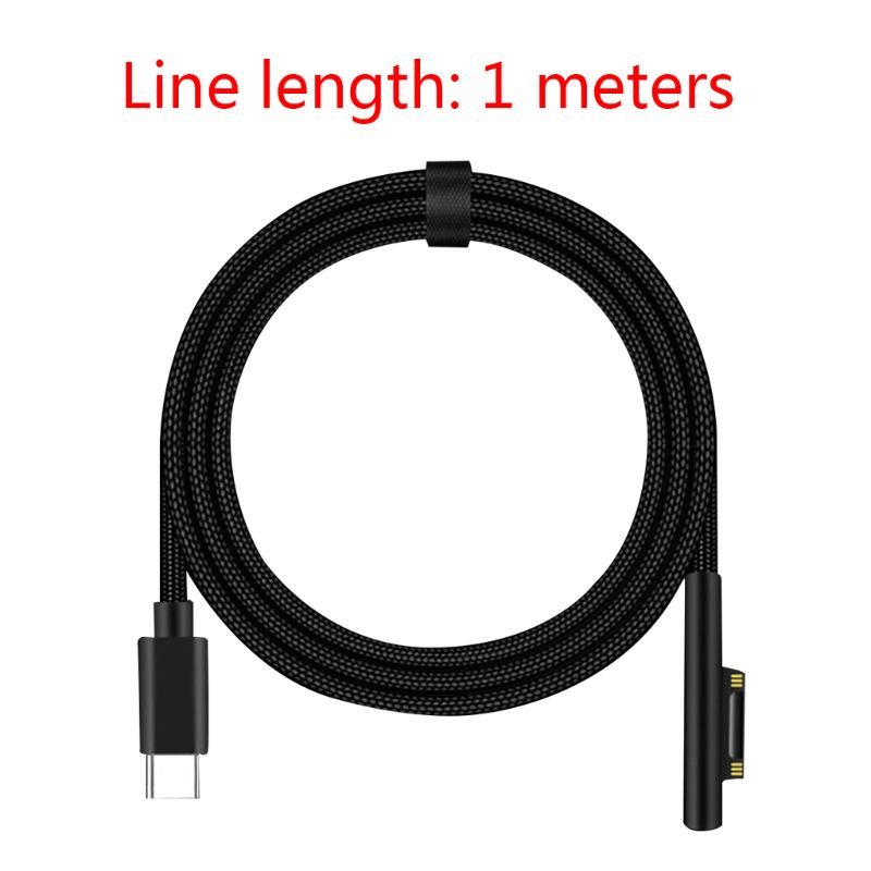 Dây Cáp Sạc Nhanh Loại C 15V Dành Cho Surface Pro 3 4 5 6 GO