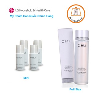 Chai Nước hoa hồng dưỡng trắng da 5ml Ohui Extreme White Skin Softener