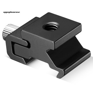 【OPHE】1/4 Screw Studio Camera Flash Light Tripod Cold Hot Shoe Mount Bracket Adapter
