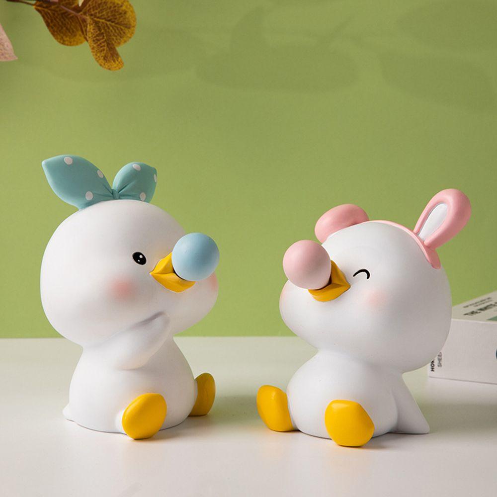 Mô Hình Chú Vịt Bằng Gỗ Thông Trang Trí Sân Vườn