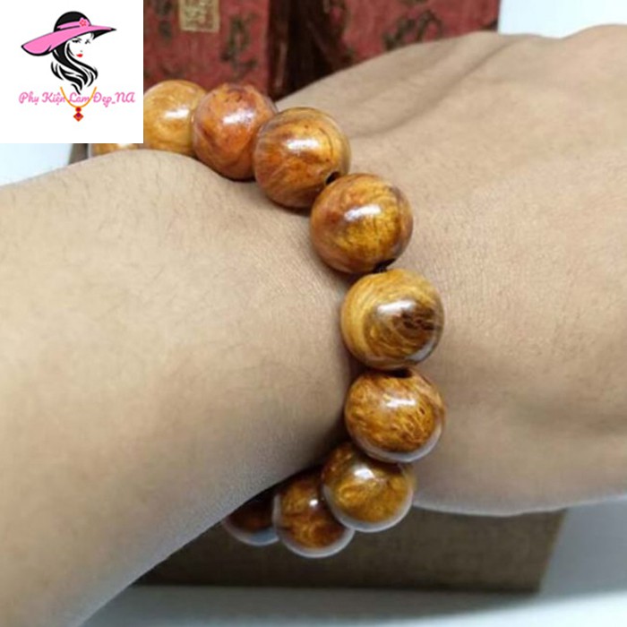 Vòng Tay Phong Thuỷ Gỗ Huyết Long Cho Nam Và Nữ - Mang Lại May Mắn, Bình An