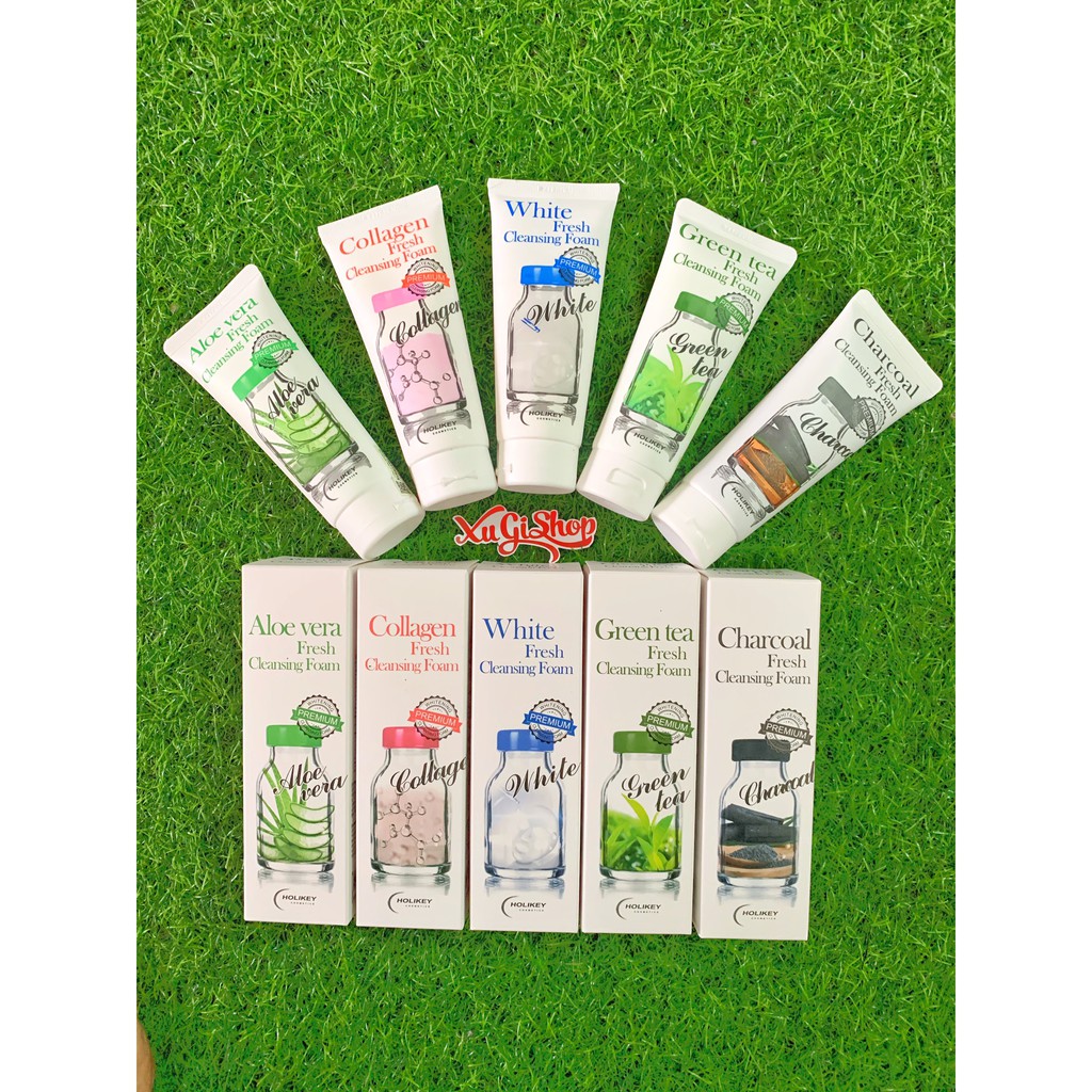 Sữa rửa mặt trắng da, ngừa mụn Holikey Cleansing Foam 100ml | BigBuy360 - bigbuy360.vn