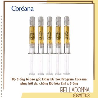 Serum tế bào gốc Eldas EG Tox Program Coreana mini 4 ống