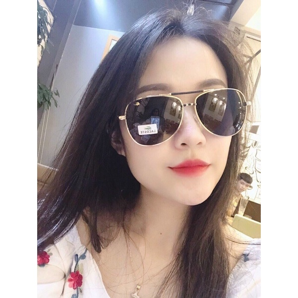 Kính nam cá sấu vuông Lacos Thời Trang Nam Cực Ngầu Con Cá Sấu Xịn Sò - chống tia uv400 - đi ngày đi đêm