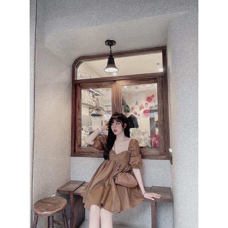 [Mã FAGREEN1505 giảm tới 30K đơn 99K] VÁY BABYDOLL XẾP LY NGỰC | BigBuy360 - bigbuy360.vn