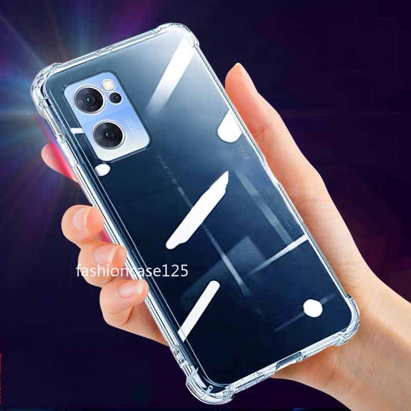 Ốp Điện Thoại Silicon Trong Suốt Chống Sốc Sang Trọng Cho OPPO Reno 7 Reno 7Pro 5G Reno 7Z 5G