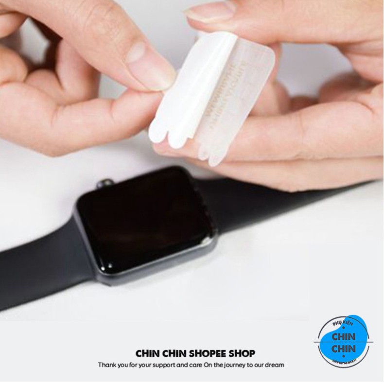 freeship Miếng Dán Skin PPF Màn Hình Cho Apple Watch Chống Xước Màn Hình Tự Phục Hồi Vết Xước Đủ Size 38mm 40mm 42mm 44m