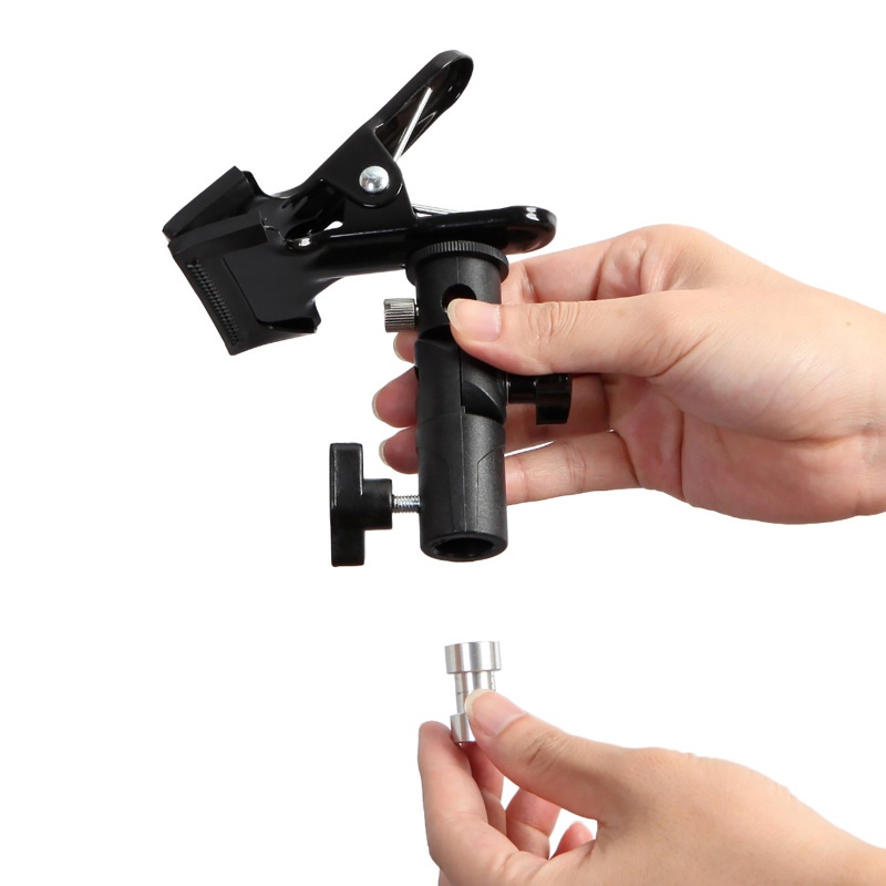 Giá Đỡ Kẹp Dù / Đèn Flash Bằng Kim Loại 1 / 4 &quot;Đến 3 / 8&quot; Chịu Tải Nặng