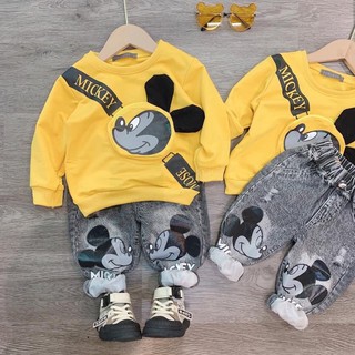 Bộ mickey túi tròn cho bé yêu