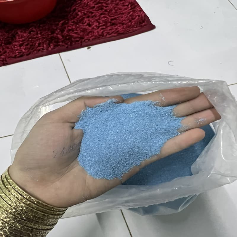 Cát xanh trang trí tiểu cảnh hoặc bể cá, Túi 5kg