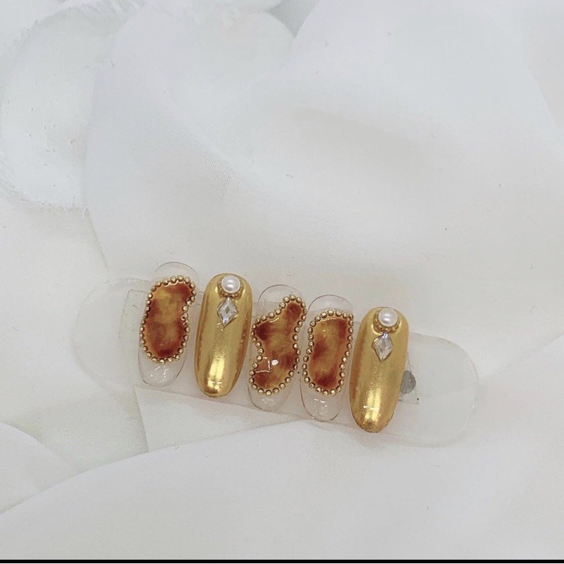 Sơn Gel hổ phách thạch mã B116 Amber JINJU 15ml chính hãng