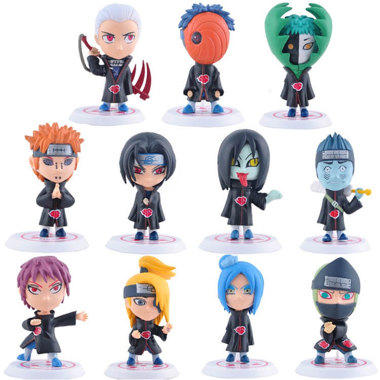 💝[Hàng mới về] Set 11 nhân vật Akatsuki Chibi