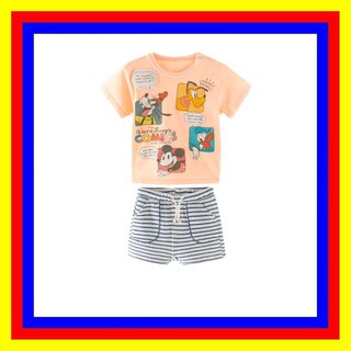 Hàng Xuất Xịn_100%_ Set bộ bé trai zara áo hoạt hình