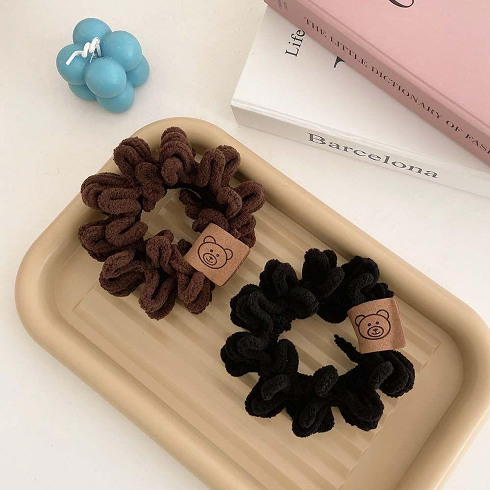 Dây Buộc Tóc Co Giãn Bằng Nhung Nhiều Màu Sắc Dành Cho Nữ