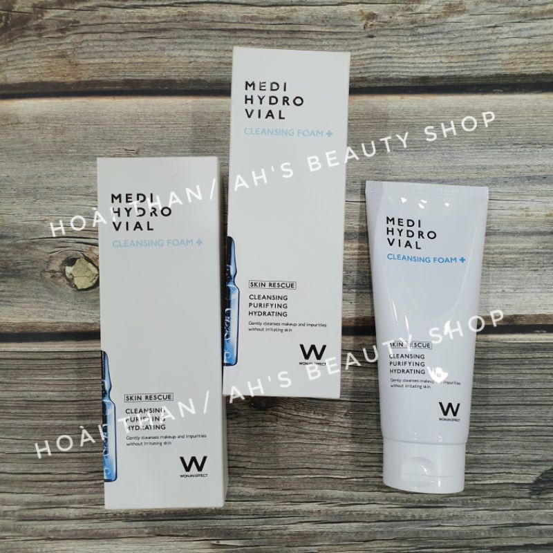 Sữa rửa mặt Wonjin Medi Hydro Vial Foam 200ml