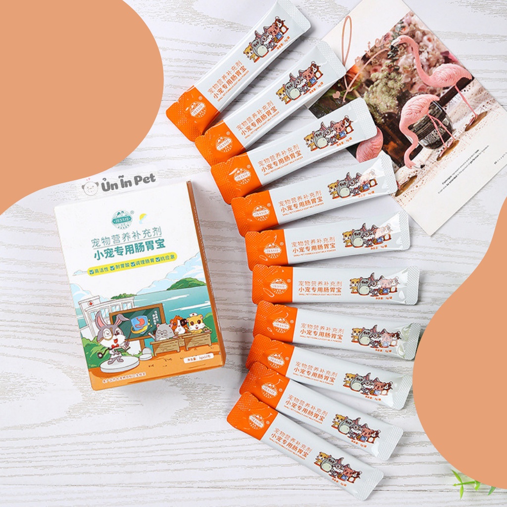 Men tiêu hóa cho hamster JESSIE hỗ trợ tiêu hóa, kích thích thèm ăn, tránh tiêu chảy cho hamster, sóc, bọ, thỏ