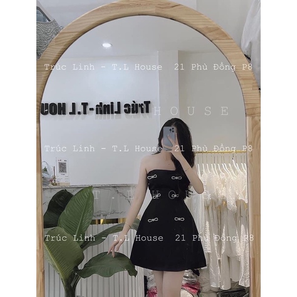 ĐẦM CÚP NGỰC ĐÍNH NƠ