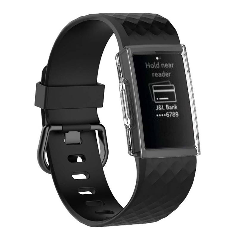 Vỏ Tpu Bảo Vệ Cho Đồng Hồ Thông Minh Fitbit Charge 3 / 4 (40Mm)