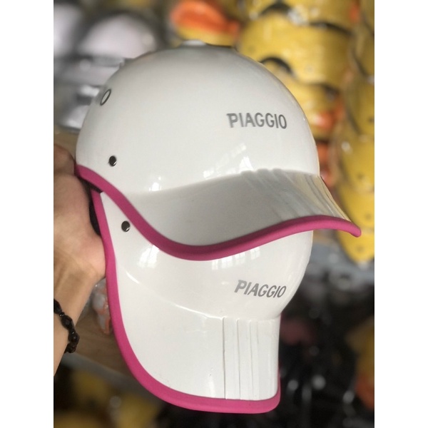 Nón Bảo Hiểm Kết PIAGGIO Thời Trang Nam Nữ Cao Cấp