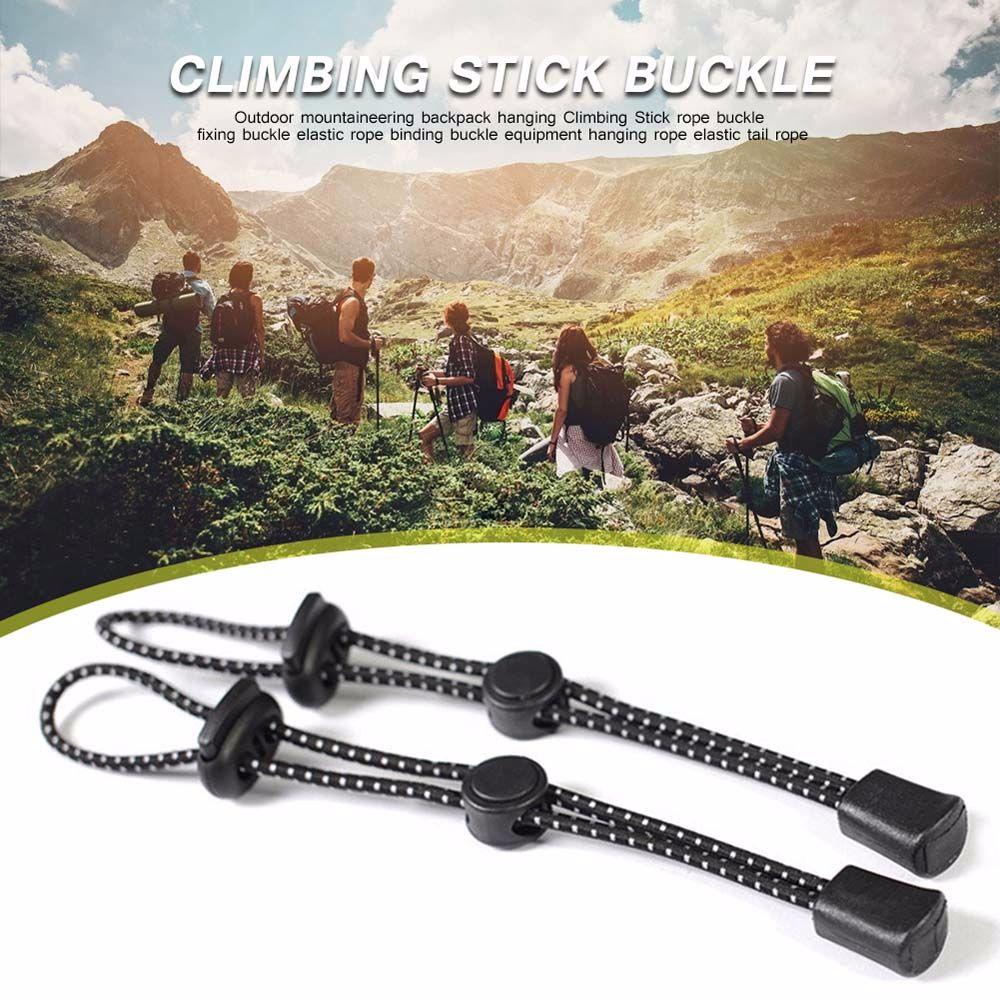 Bộ 4 Dây Đai Khóa Cố Định Ba Lô Đi Bộ Đường Dài Co Giãn Tốt