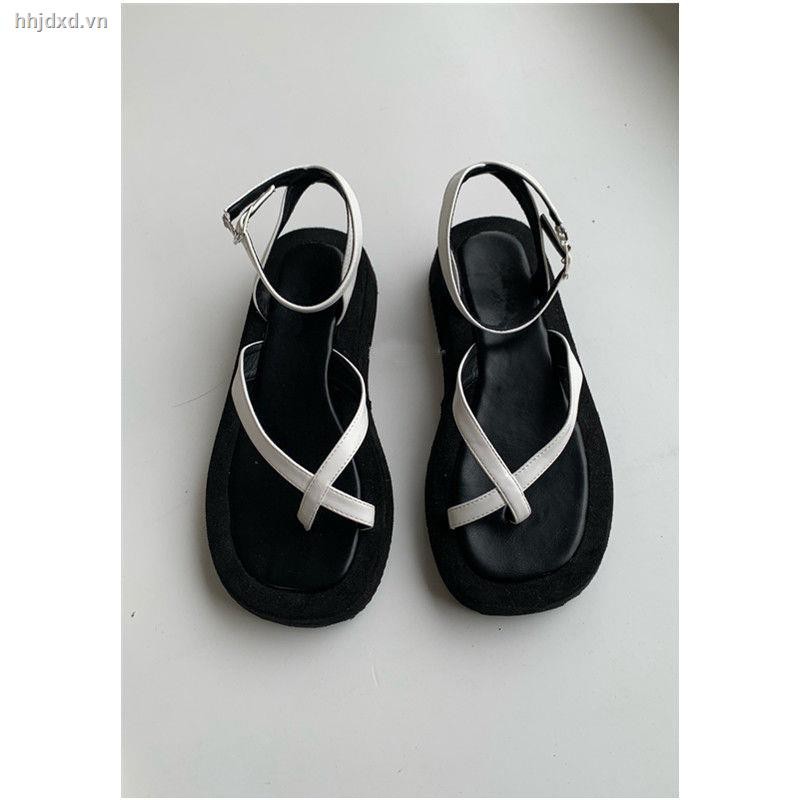 Giày Sandal Phong Cách Hàn Quốc Trẻ Trung Thoải Mái Nhiều Màu Sắc Tùy Chọn Cho Nữ