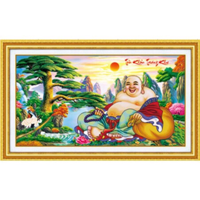 Tranh thêu chữ thập Tiểu Khẩu Trường Khai 88886 (138x78) chưa thêu
