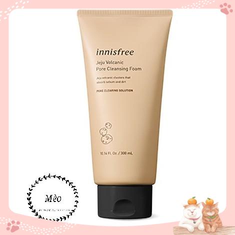 Sữa Rửa Mặt Innisfree Tro Núi Lửa Jeju Volcanic Cleansing Foam 150ml mẫu mới