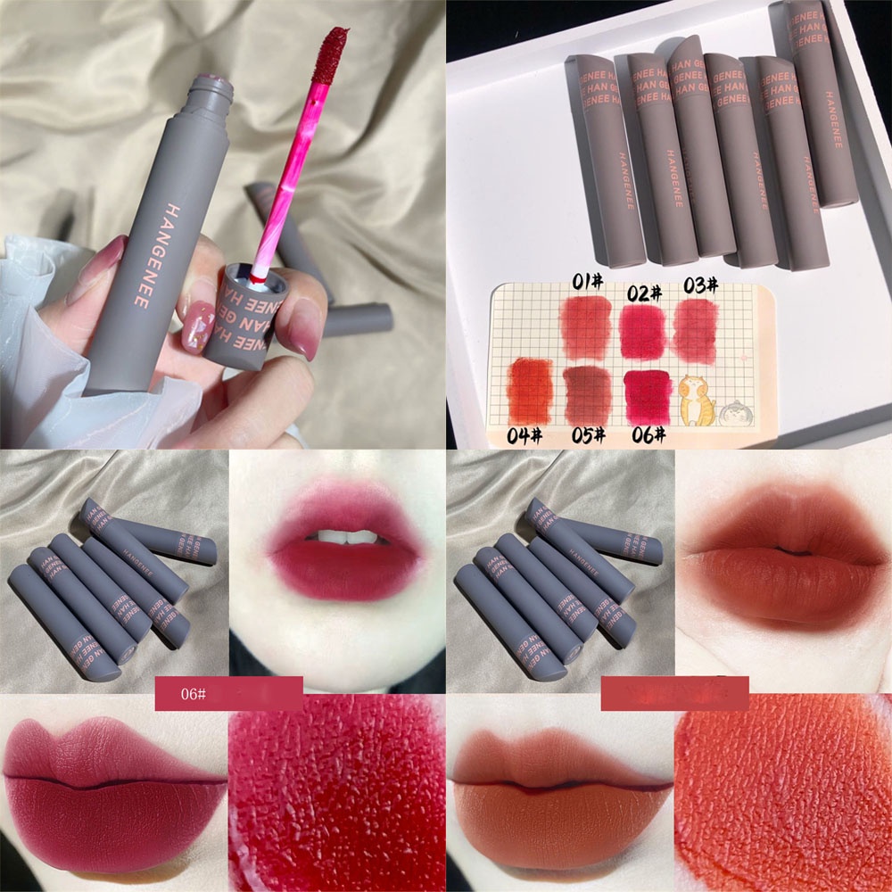 [Hàng mới về] Son môi màu nhung lì lâu trôi không phai không dính phong cách Hàn Quốc