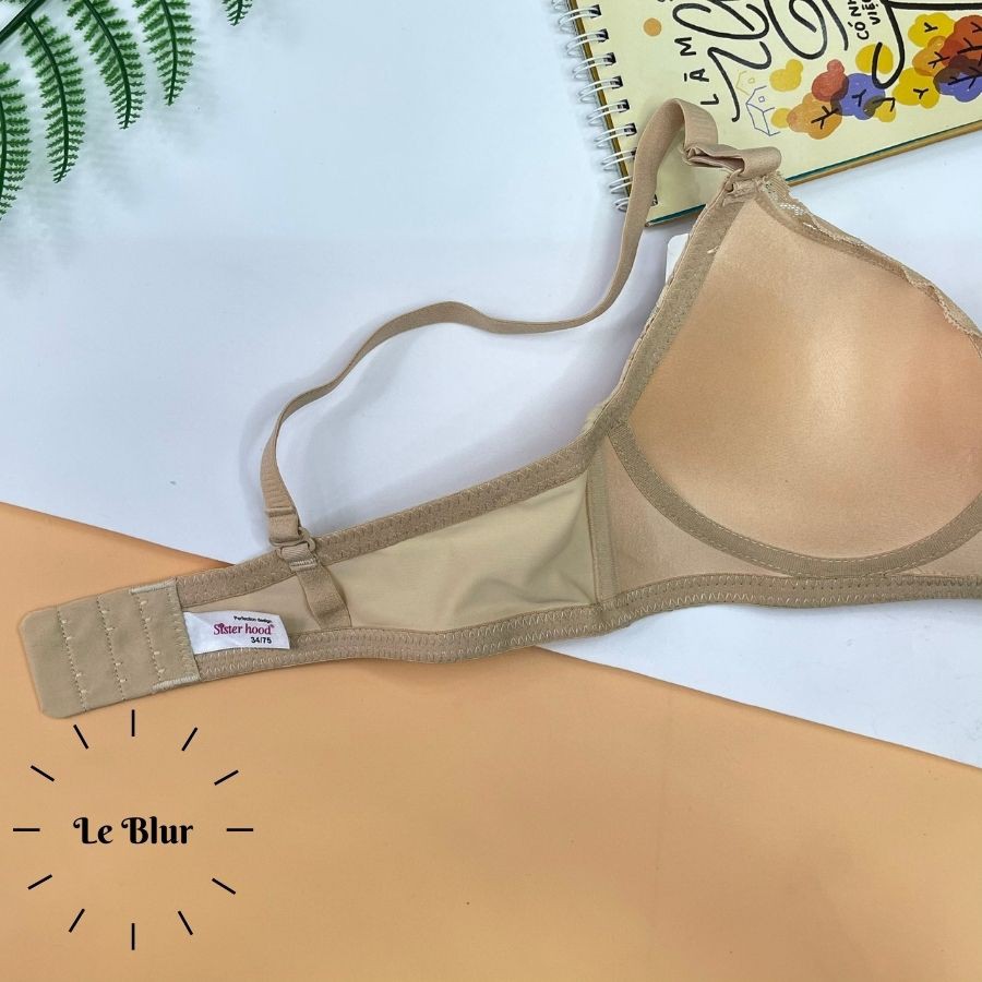 Áo ngực nữ ren, không gọng, áo lót mút nhẹ nâng, bản chip lớn cao cấp Thái Lan Sister Hood 7306, Leblur | BigBuy360 - bigbuy360.vn