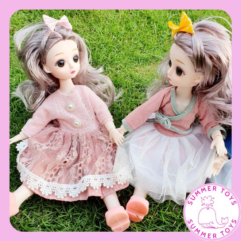 Búp bê barbie công chúa xinh xắn di chuyển khớp tay chân,30cm