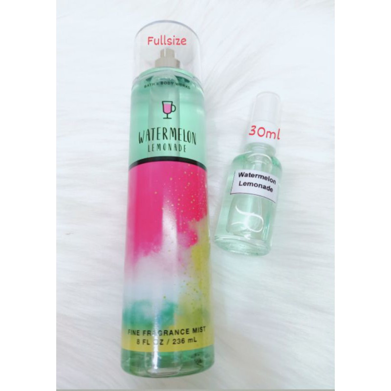 (30ML)XỊT THƠM WATERMELON LEMONADE BATH AND BODYWORKS