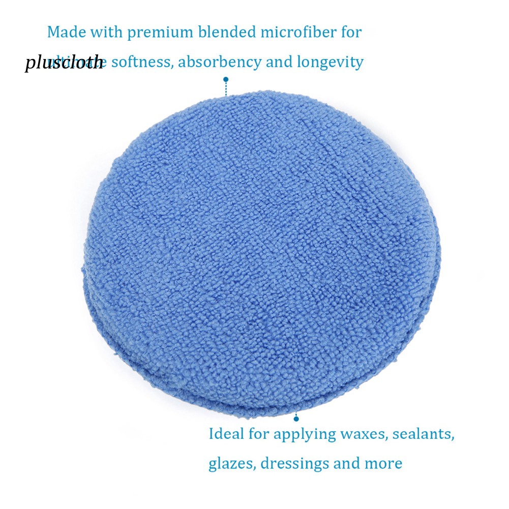 Bộ 5 Miếng Mút Đánh Bóng Xe Hơi Bằng Microfiber Siêu Mềm