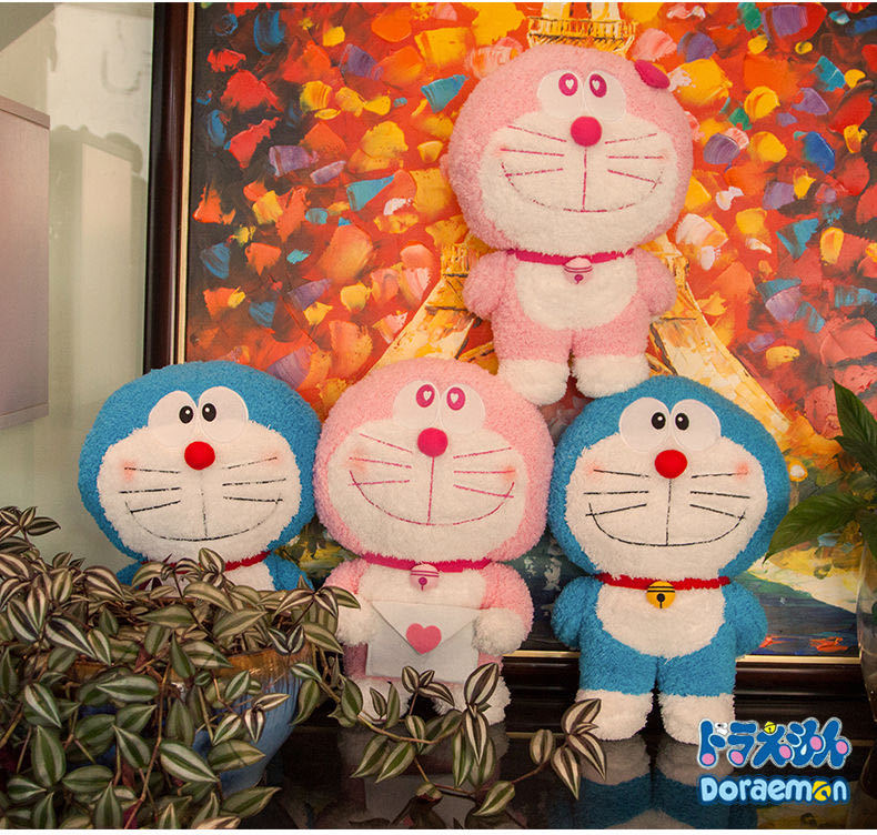 Mèo Doraemon Nhồi Bông Đáng Yêu 40cm