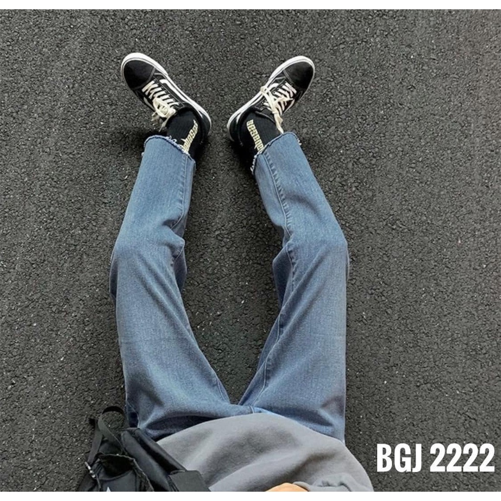Quần JEAN Nam HÀN QUỐC quần baggy jeans mã 2222 Kun Shop