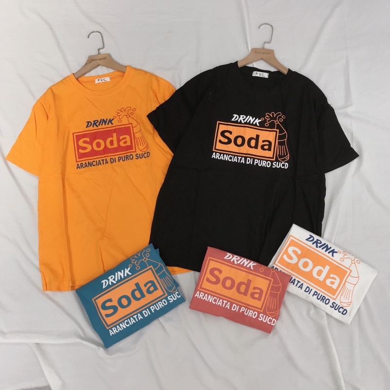 Áo Thun Soda Form To Rộng Hàng Quảng Châu HB72 Thun Khô Mỏng Mát